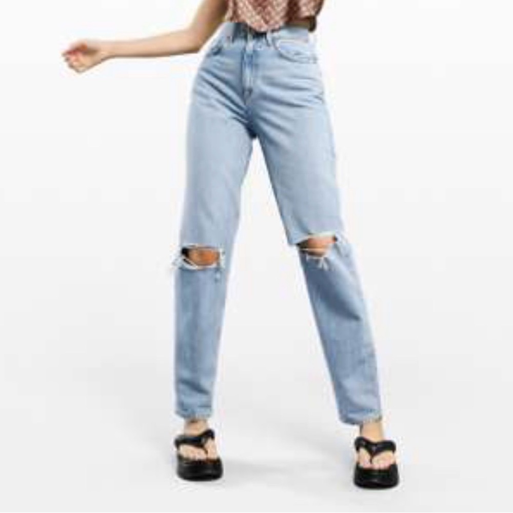 ASOS Light Blue Straight Leg Jeans